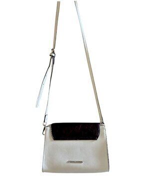 BCBGeneration Crossbody Bag | Two-tone Sling Handbag | Chocolate Cream Purse